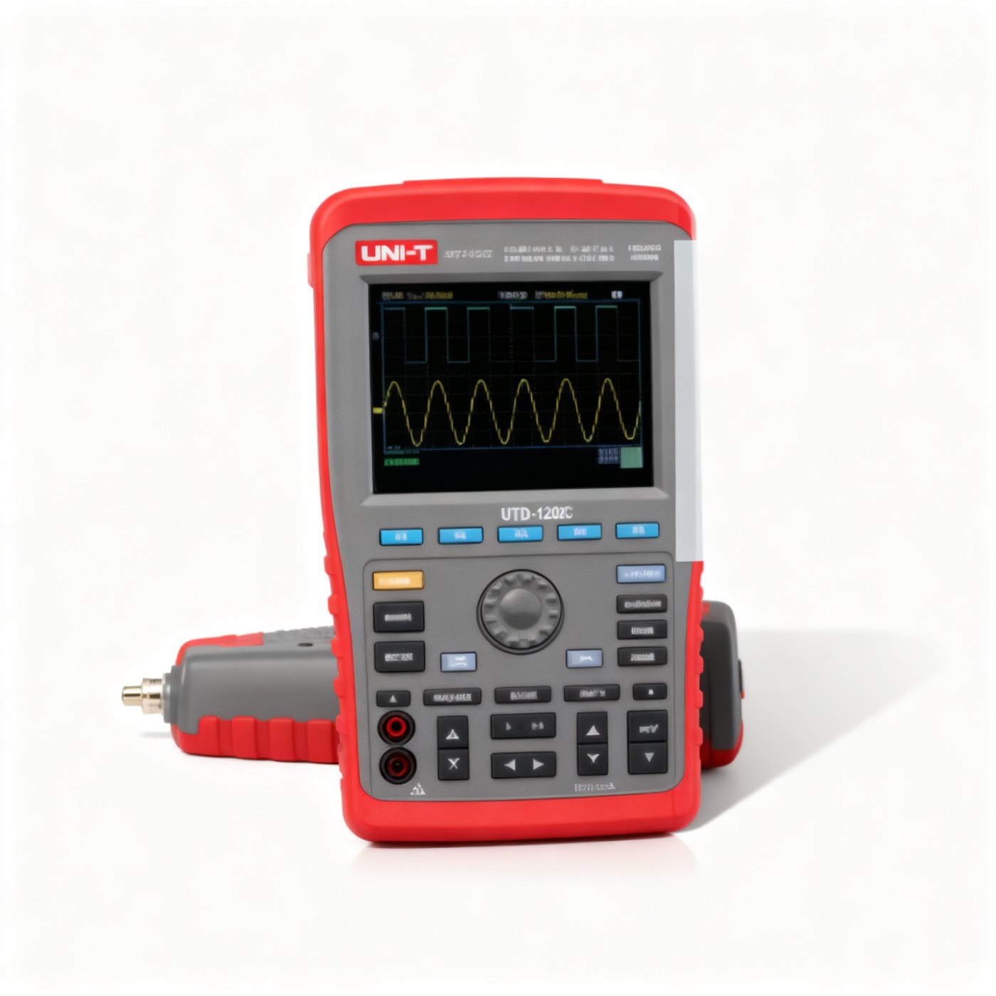 Osciloscopio portátil UNI-T UTD1202C 200 MHz con multímetro